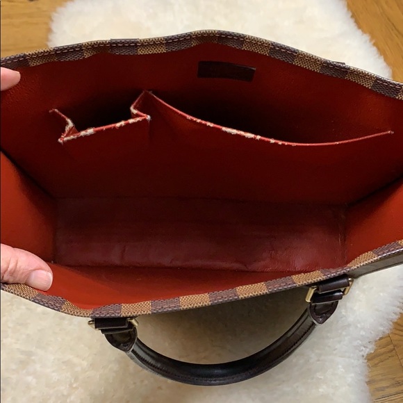 💯 Louis Vuitton Sac Plat Brown Handles - Picture 5 of 8